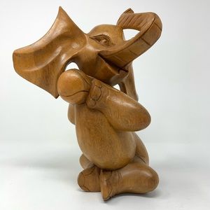 Vintage Carved Elephant